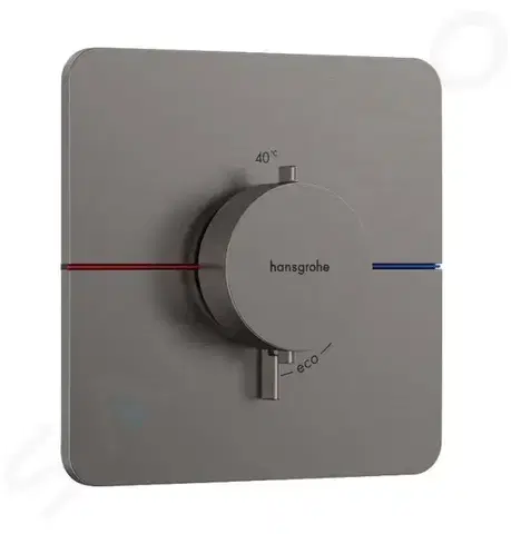 Koupelnové baterie HANSGROHE ShowerSelect Comfort Termostatická baterie pod omítku, kartáčovaný černý chrom 15588340