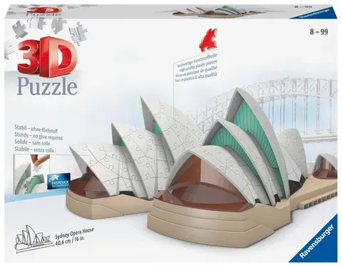 Hračky puzzle RAVENSBURGER - Budova Opery v Sydney 216 dílků