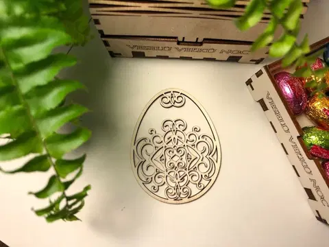 Velikonoční dekorace Velikonoční kraslice dřevěné