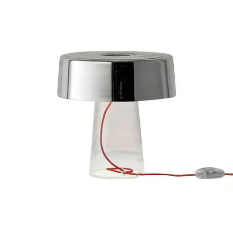 Stolní lampy Prandina Prandina Glam stolní lampa 36 cm čirá/zrcadlená