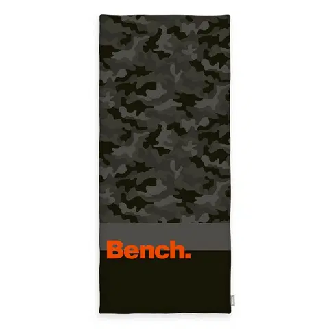 Ručníky Bench Osuška šedo-černá, 80 x 180 cm