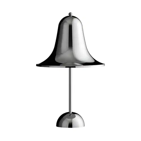 Stolní lampy Verpan Přenosná stolní LED lampa VERPAN Pantop, chromová barva
