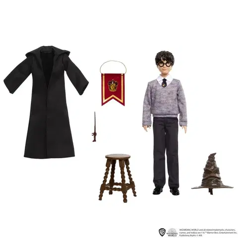 Hračky panenky MATTEL - Harry Potter panenka Harry Potter a moudrý klobouk