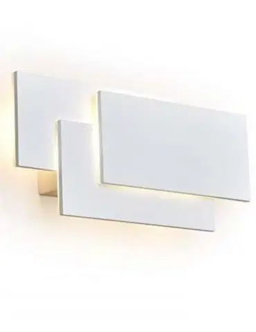 LED nástěnná svítidla LED Nástěnné svítidlo AZzardo Clover Square white AZ2199 12W 840lm 3000K IP20 26cm bílé