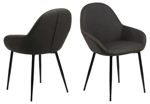Židle Actona Designová židle Candis šedá