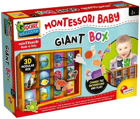 Hračky společenské hry LISCIANIGIOCH - Montessori Baby Velký Box
