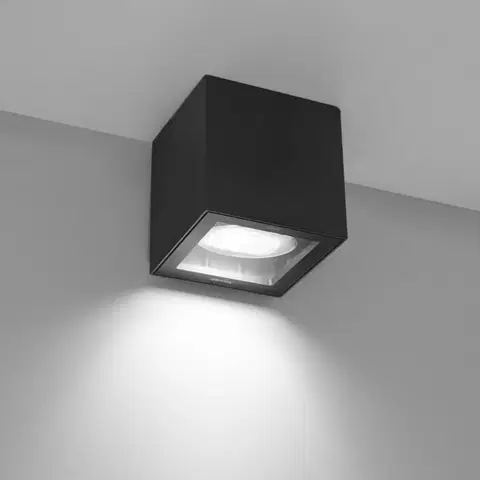 LED venkovní stropní svítidla Artemide Basolo stropní - antracitová šedá T440100W00