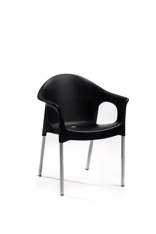 Židle Jídelní křeslo LISA Rojaplast Černá