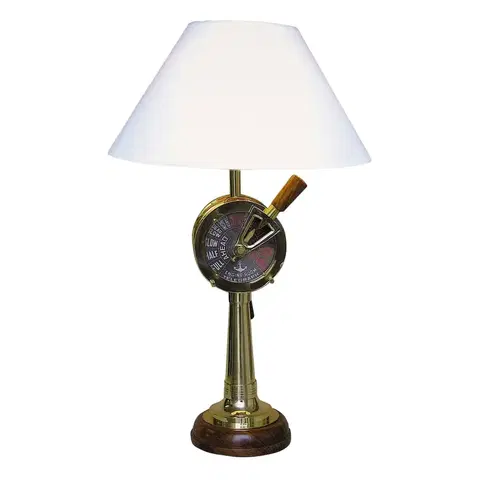 Stolní lampy Sea-Club Famózní stolní lampa CRUISE se dřevem