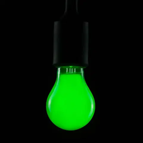 LED žárovky Segula E27 2W LED žárovka zelená stmívací
