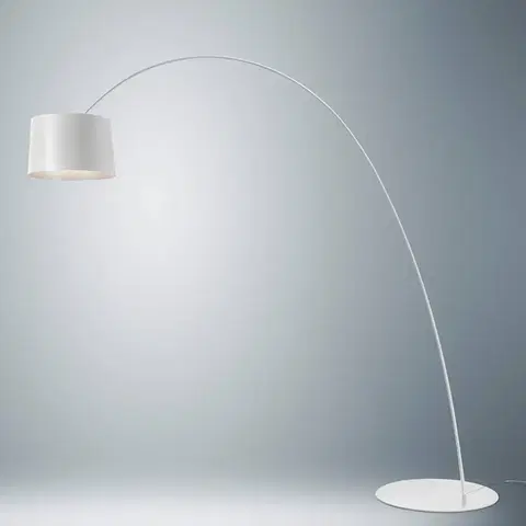 Obloukové lampy Foscarini Foscarini Twiggy LED stojací lampa bílá