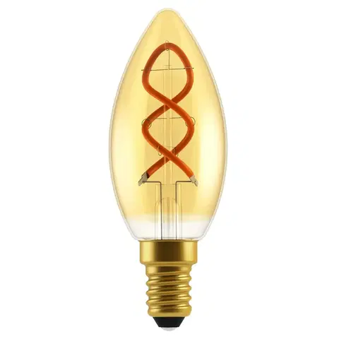 LED žárovky NORDLUX LED žárovka svíčka E14 2,5W C35 zlatá 2080101458