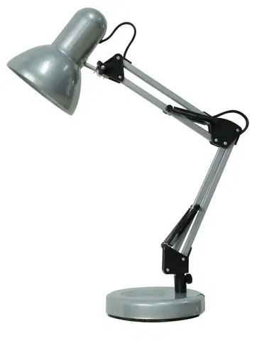 Stolní lampy do kanceláře Rabalux stolní lampa Samson E27 1x MAX 60W stříbrná 4213