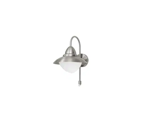 Zahradní lampy Eglo EGLO 87105 - Venkovní senzorové nástěnné svítidlo SIDNEY 1xE27/60W IP44 