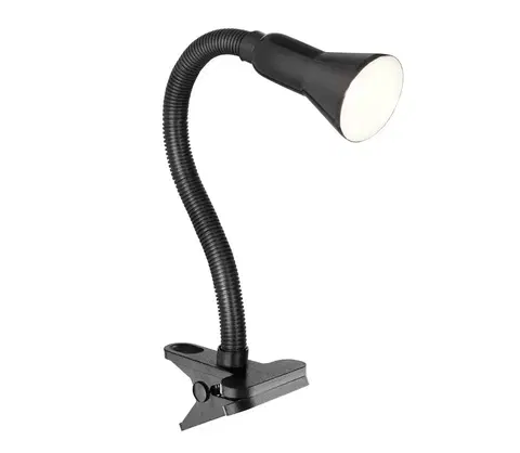 Lampy Searchlight Searchlight EU4122BK - Stolní lampa DESK 1xE14/40W/230V 