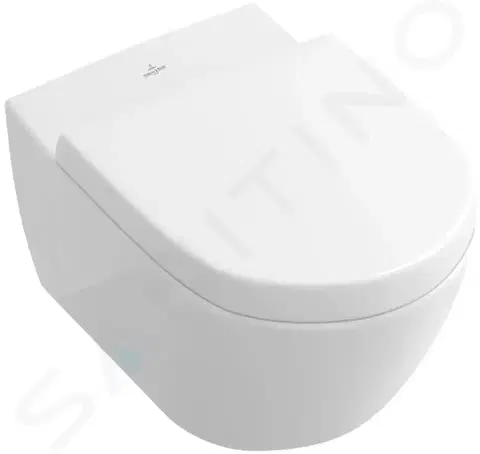 Záchody VILLEROY & BOCH Subway 2.0 Závěsné WC, Aquareduct, s CeramicPlus, alpská bílá 560010R1