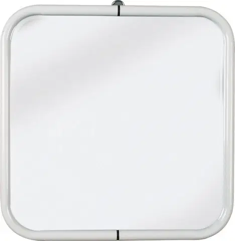 Koupelnová zrcadla AQUALINE WHITE LINE zrcadlo v rámu 44x44cm, bílá 8000