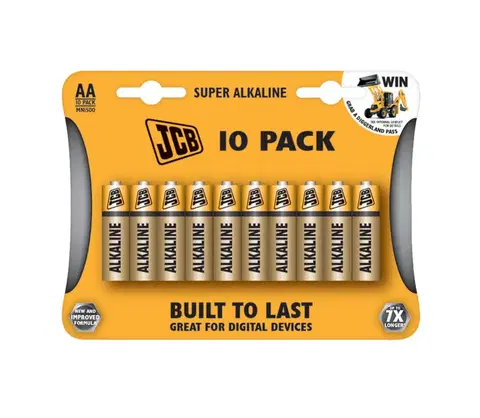 Baterie primární JCB Super Alkaline AA 10ks JCB-LR06-10B
