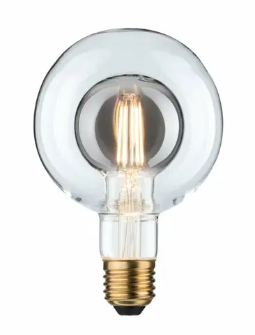 LED žárovky PAULMANN LED Inner Shape Globe G95 4 W kouřové sklo E27 2700K teplá bílá 287.66
