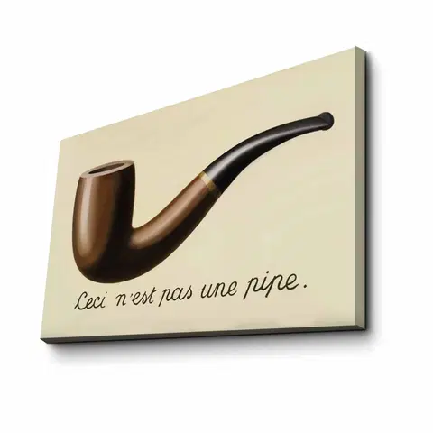 Obrazy Wallity Reprodukce obrazu René Magritte 071 45 x 70 cm