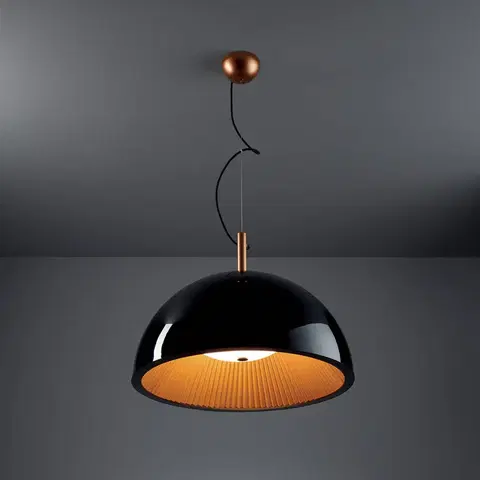 Závěsná světla LEDS-C4 Grok Umbrella závěsné světlo, černá, Ø 60 cm