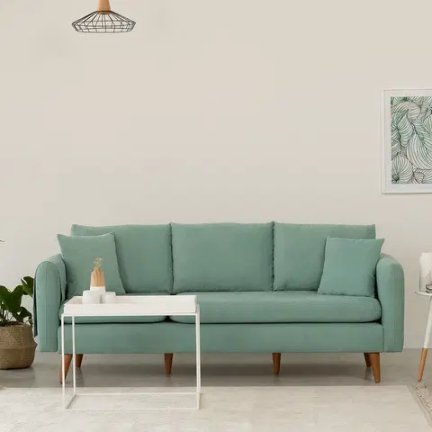 Pohovky a gauče Pohovka SOFIA trojmístná zelená