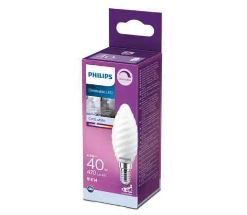 LED osvětlení Philips LED Stmívatelná žárovka Philips E14/4,5W/230V 4000K 