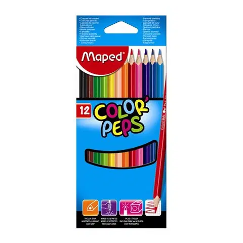 Hračky MAPED - Pastelky "COLOR'PEPS" 12 ks