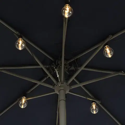 Světelné venkovní řetězy Kaemingk LED světelný řetěz 490145 pro slunečníky Filament