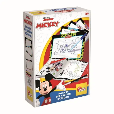 Hračky LISCIANIGIOCH - Cestovní Škola Kreslení - Mickey Mouse
