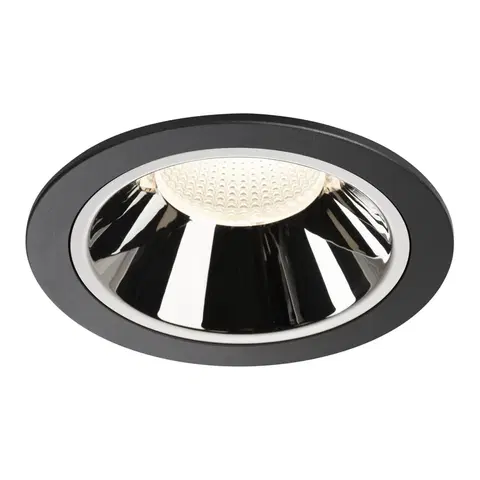 LED podhledová svítidla SLV BIG WHITE NUMINOS DL XL vnitřní LED zápustné stropní svítidlo černá/chrom 4000 K 20° 1004035