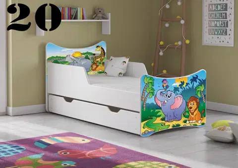 Postele Detská posteľ SMB - zvieratá Provedení: Obrázek č.20