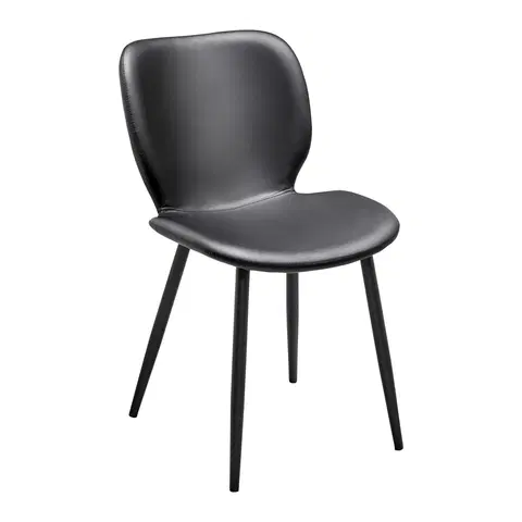 Židle do jídelny Židle Iery - Černá Koženka