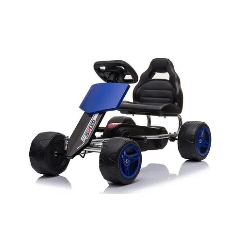 Dětská vozítka a příslušenství Baby Mix Dětská šlapací motokára Go-kart Speedy, modrá