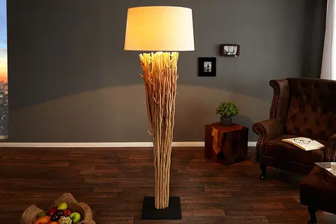 Designové a luxusní stojící lampy Estila Stylová stojací lampa Euphoria 175cm