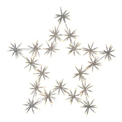 Vánoční světelná hvězda STAR TRADING LED dekorativní světlo Flower Star venkovní