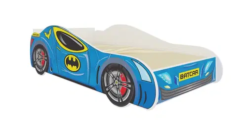 Postele ArtAdrk Dětská auto postel BATCAR Provedení: 70 x 140 cm