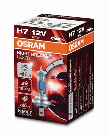 Autožárovky OSRAM H7 64210NL NIGHT BREAKER LASER +150% 55W