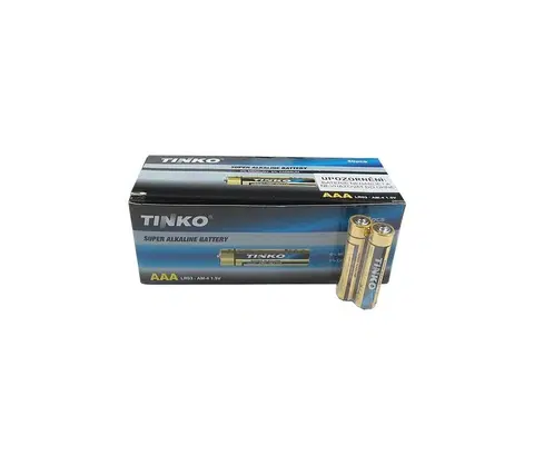 Baterie primární  60 ks Alkalická baterie TINKO AAA 1,5V 