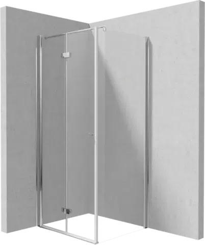Sprchové kouty DEANTE/S Sprchový kout pevná stěna 110 skládací dveře 100 KTSX043P+KTS_031P KERRIA/0301