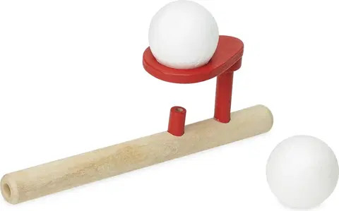 Dřevěné hračky Vilac Hra foukání balónku BALLS 1 ks