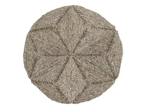 Koberce a koberečky Kulatý koberec z mořské trávy Braide - Ø 90cm Chic Antique 16091600 16916-00