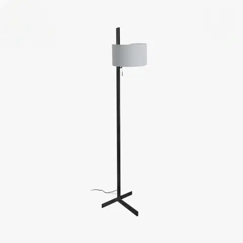 Stojací lampy se stínítkem FARO STAND UP stojací lampa, černá a šedá
