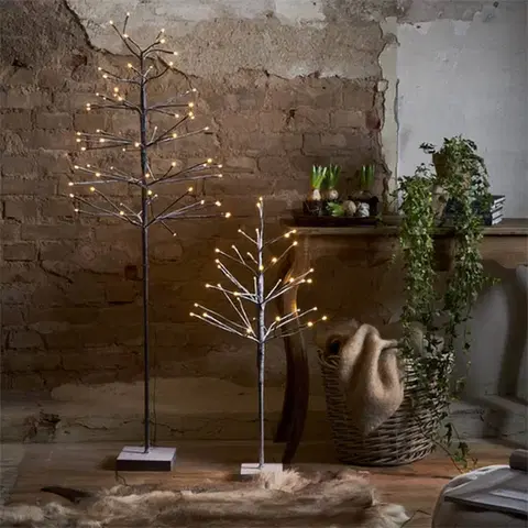 Vnitřní dekorativní svítidla STAR TRADING LED dekorativní stromek Snowfrost Tree IP20 Výška 90 cm