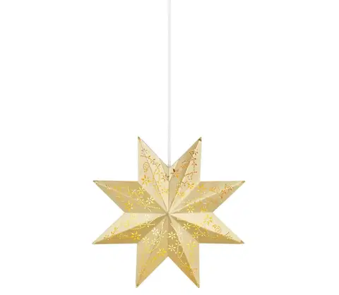 Vánoční osvětlení Markslöjd 704695 - Vánoční dekorace SILVA 1xE14/25W/230V pr. 30 cm zlatá 