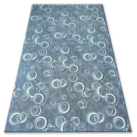 Koberce a koberečky Dywany Lusczow Koberec DROPS Bubbles šedo-modrý, velikost 400