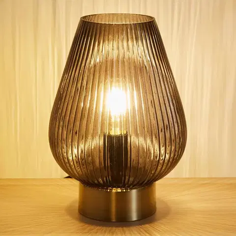 Stolní lampy Pauleen Pauleen Crystal Gloom stolní lampa ze skla
