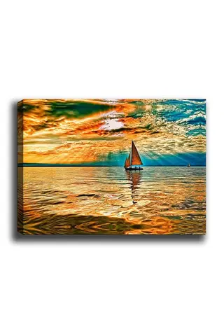 Obrazy Wallity Obraz na plátně Boat trip 30x70 cm
