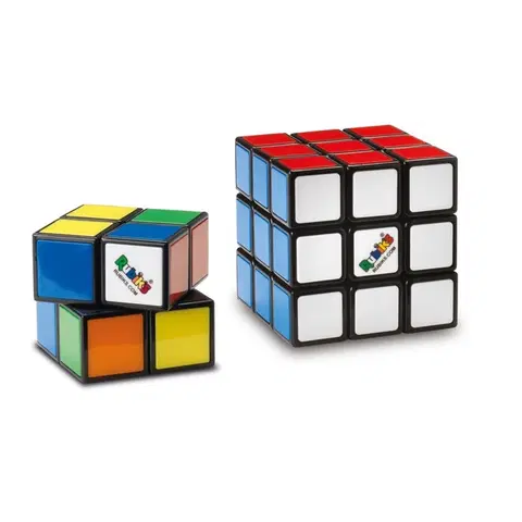 Hračky společenské hry SPIN MASTER - Rubikova Kostka Sada Duo 3X3 + 2X2