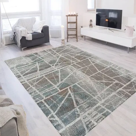 Skandinávské koberce Skandinávský koberec s geometrickými vzory